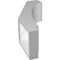 Ekena Millwork 5 1/2-in. W x 10-in. D x 22-in. H Imperial Architectural Grade PVC Knee Brace BRCP055X10X22IMP - alternate 2